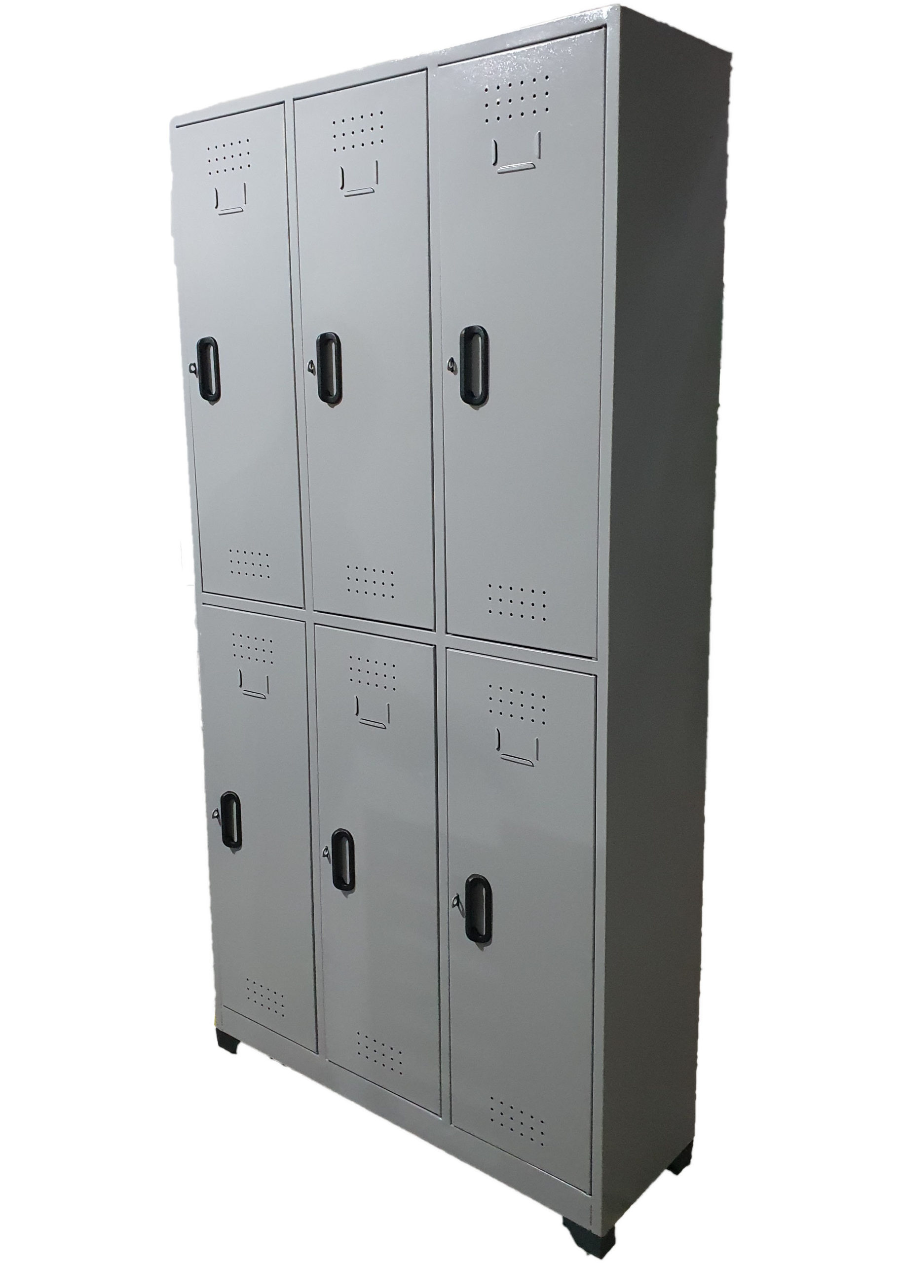 locker metalico de seis compartimentos