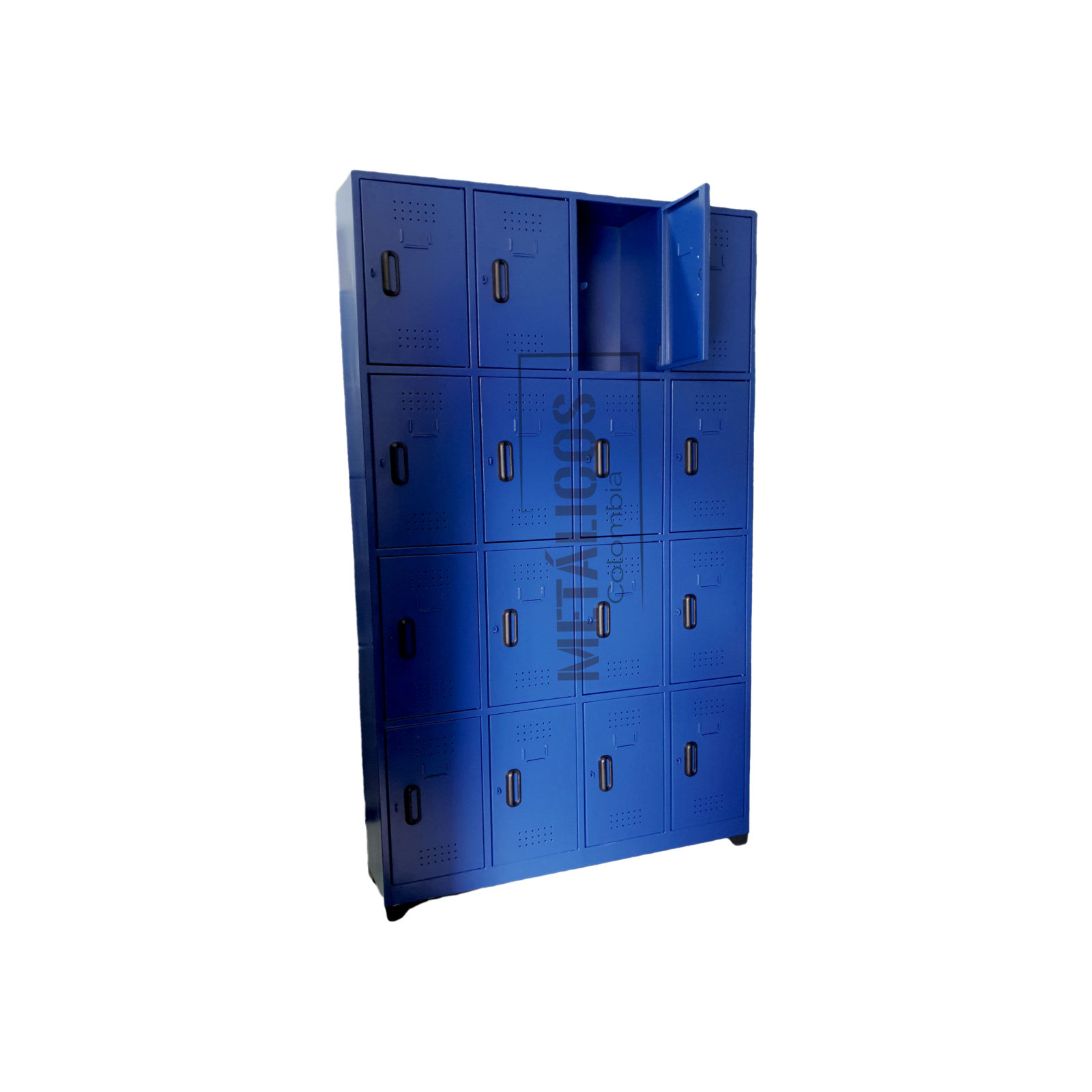 locker metalico de 16 compartimentos