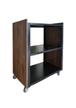 Biblioteca abierta metal madera - Imagen 5