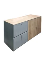 Mueble mixto en metal madera