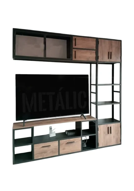 Organizador en metal madera