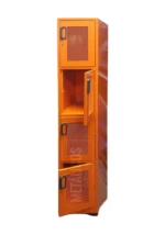 Locker metálico especial con puertas en malla