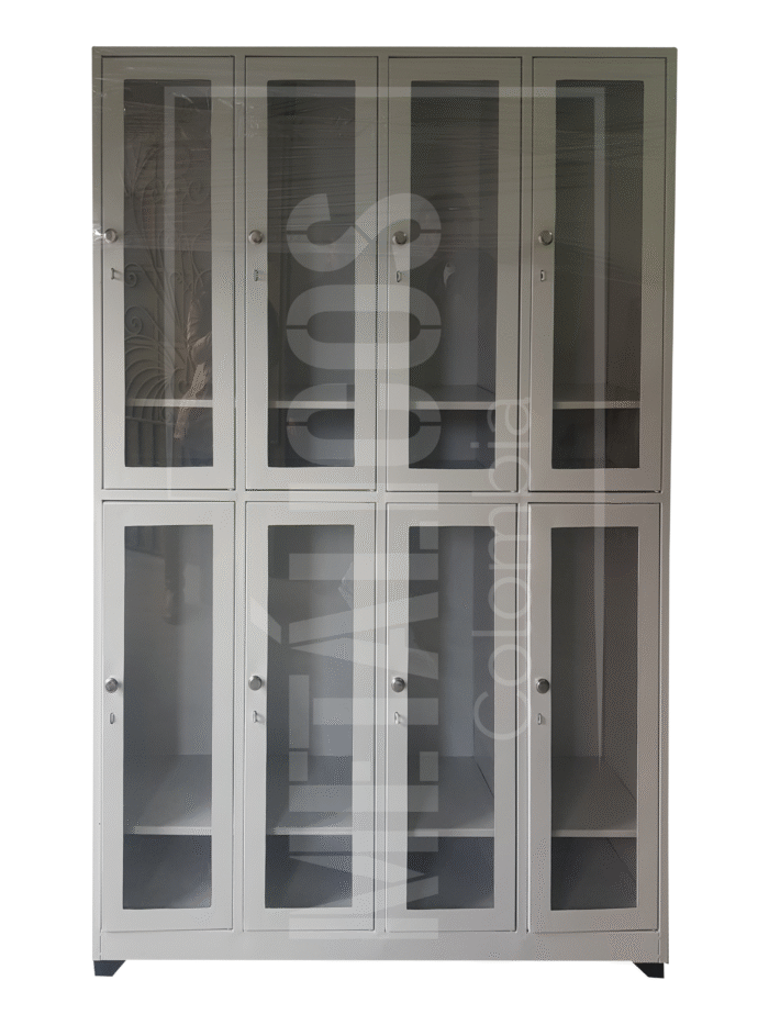 Locker metálico especial con puertas en acrílico - Imagen 1