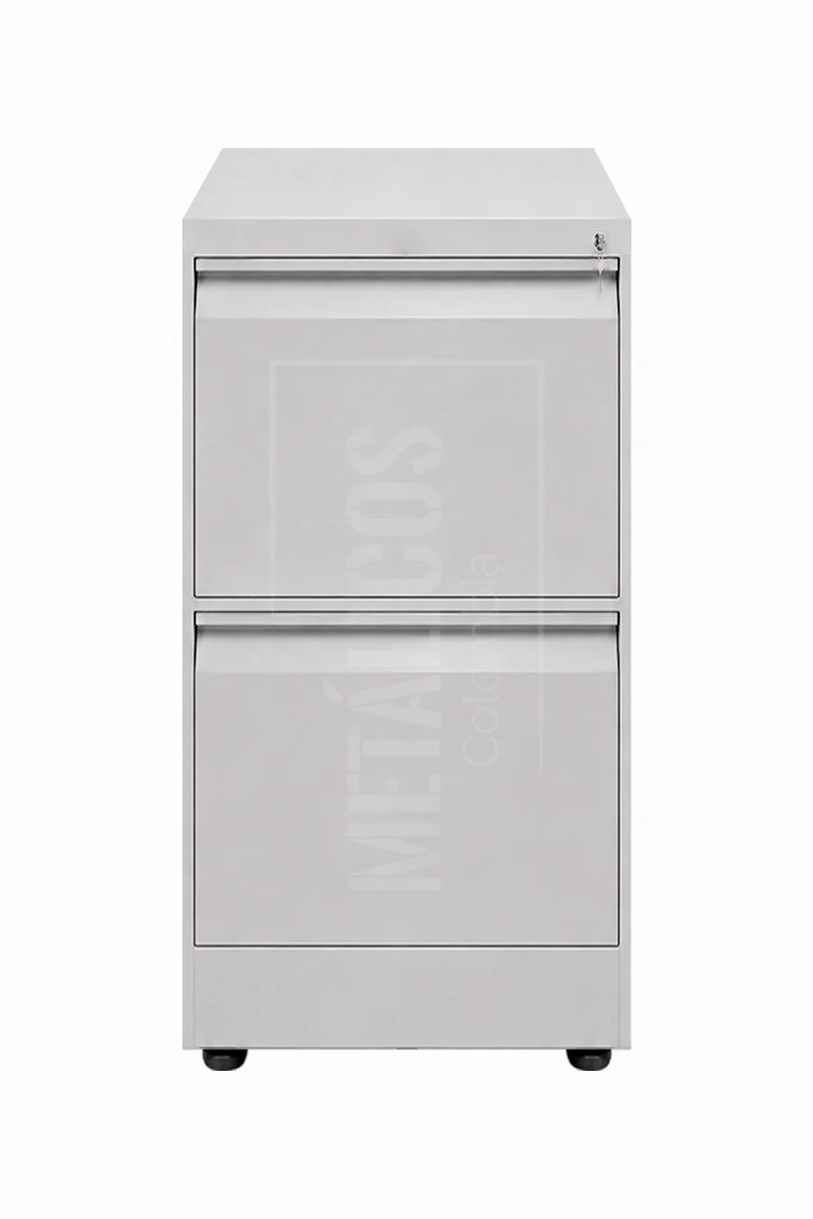 Archivadores_Estandar_Gris 2 gavetas vertical Archivador metálico vertical de 2 gavetas - Imagen 1