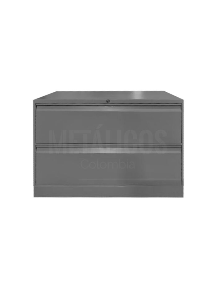 Archivador metálico horizontal de 2 gavetas - Imagen 1