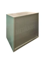 Armario metálico puertas en malla - Imagen 6