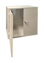 Armario metálico puertas en malla - Imagen 4