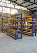 Estantería metálica industrial con tendidos metálicos - Imagen 4