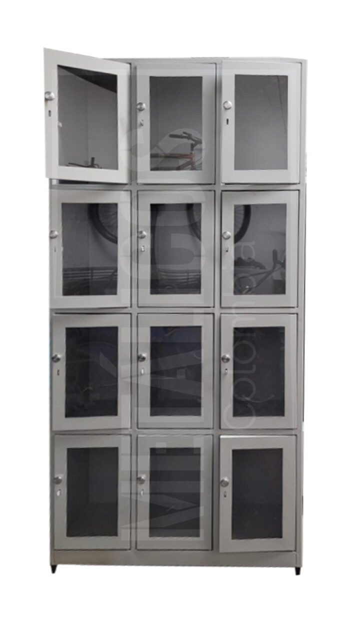 Locker metálico especial con puertas en acrílico - Imagen 3