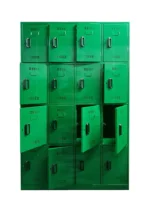 Locker metálico de 16 compartimientos