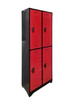 Locker metálico de 4 compartimientos