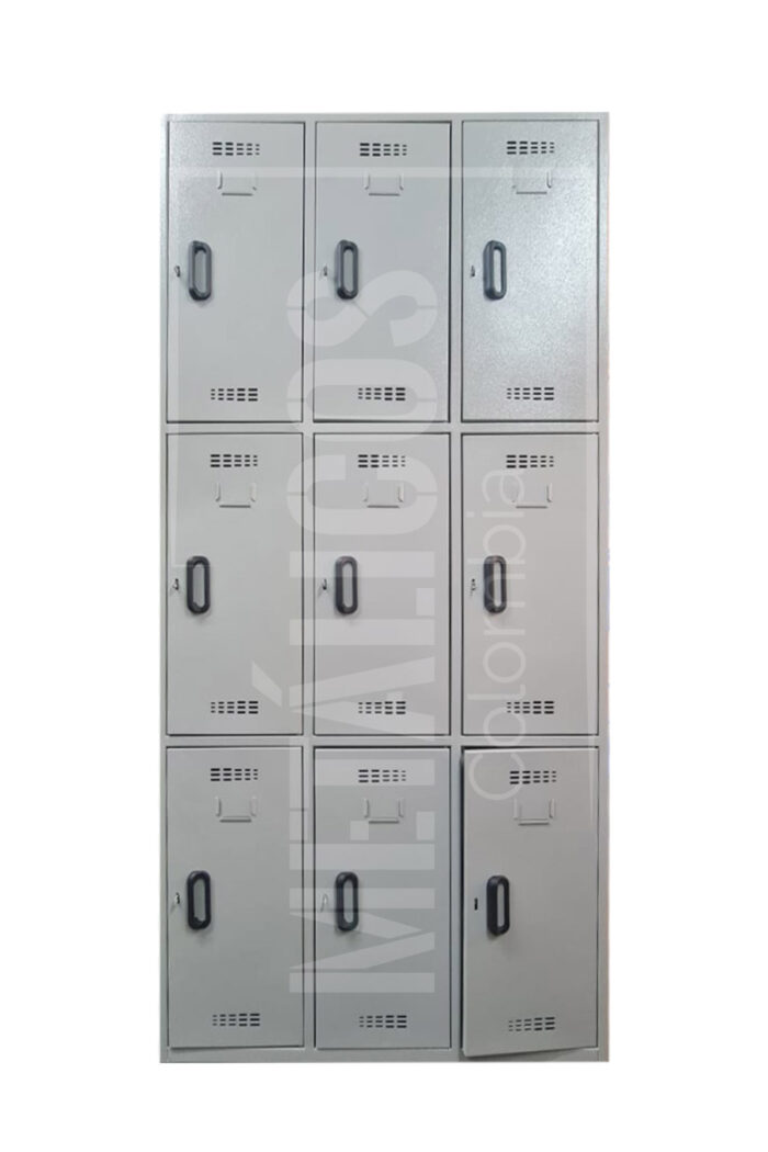 Locker metálico de 9 compartimientos - Imagen 1