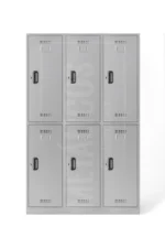 Locker metálico de 6 compartimientos