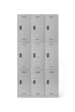 Locker metálico de 9 compartimientos
