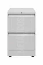 Archivador metálico vertical de 2 gavetas