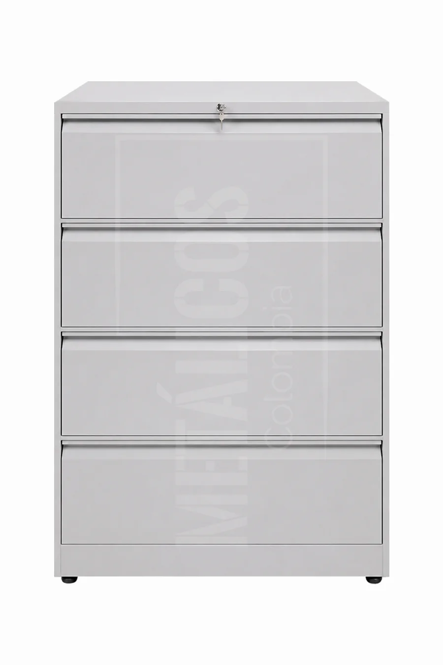 Archivador_4C_Horizontal Archivador metálico horizontal de 4 gavetas - Imagen 1