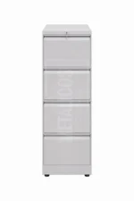 Archivador metálico vertical 4 gavetas sin ruedas